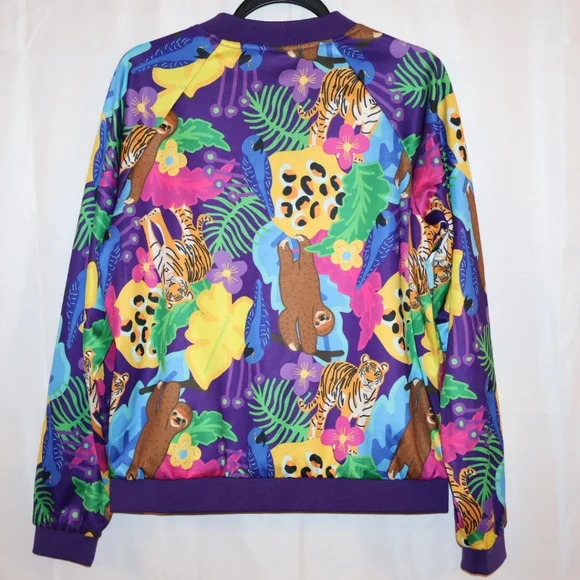 Little Party Dress Purple Animal Print Jacket. Size 12. NWOT. - Picture 13 of 13